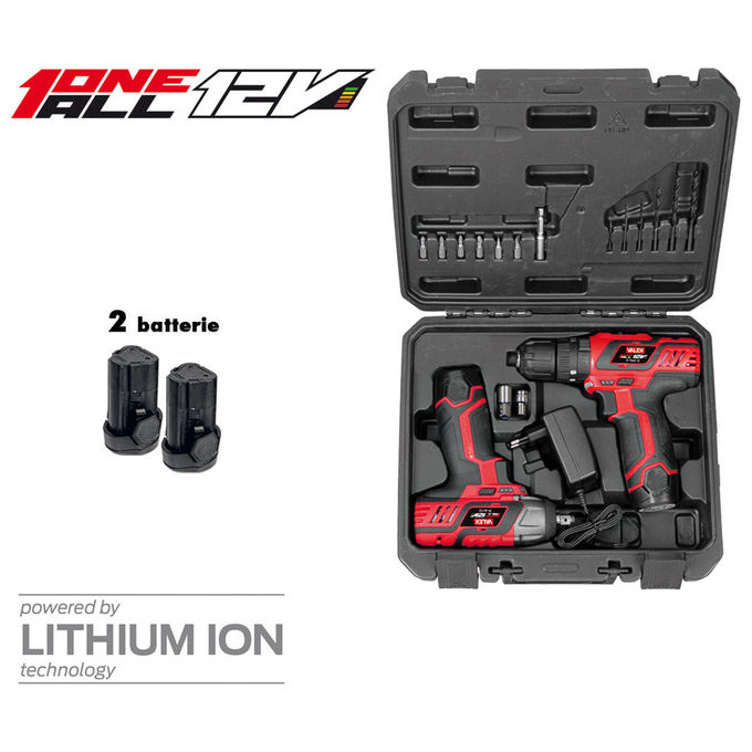 Valex Kit Trapano E Avvitatore Impulsi 12V