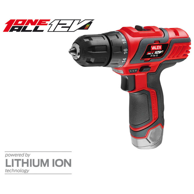 Valex Trapano Avvitatore Batteria P-Ta 12