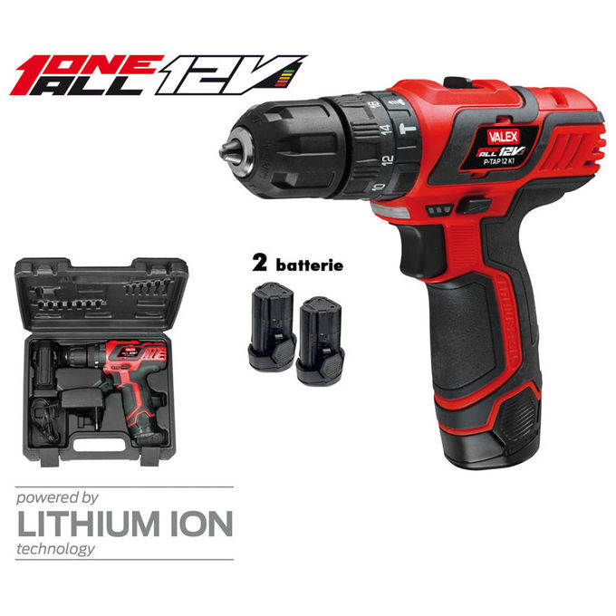 Valex Trapano Avvitatore Batteria  P-Tap 12 K1