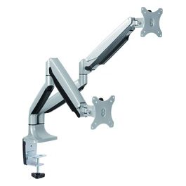 Braccio Doppio Monitor Desk Clamp 4 Joints Altezze Aggiustabili Separatamente