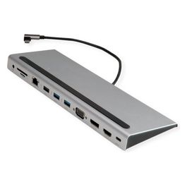 Docking Station USB 3.2 Gen 2 tipo C Multiport 4K HDMI/DP VGA USB Lettore di Schede PD LAN Audio