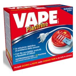 Elettroemanatore a filo con 10 Piastrine Antizanzare Efficaci fino a 12 h