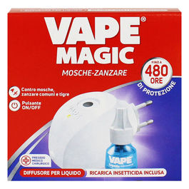 Elettroemanatore Liquido Zanzare e Mosche con Ricarica