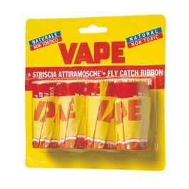 Z061600 Confezione 4 Rotoli Striscia Antimosche Prodotto Naturale