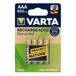 56813 Batteria Ricaricabile Nichel-Metallo Idruro 800mAh 1,2V 4 Pezzi Ministilo