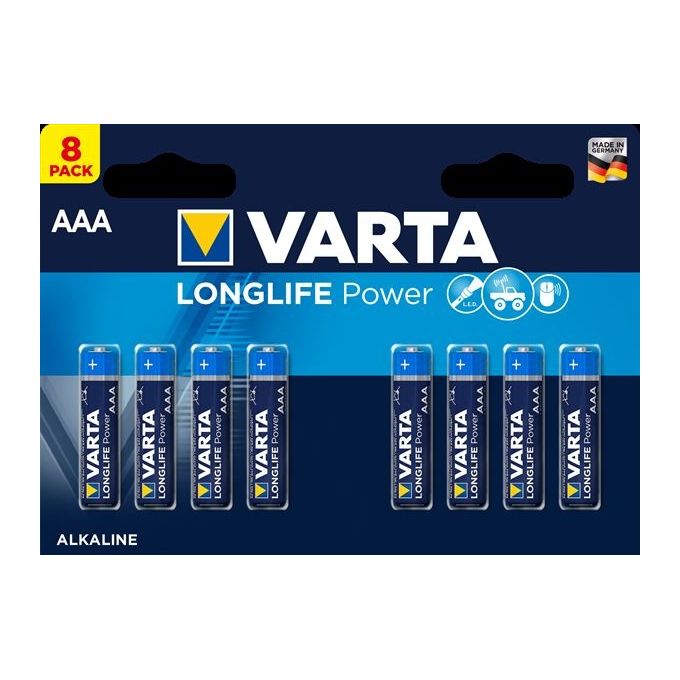 Varta Batteria High Energy Alcalina Mega Pack 8pz Aaa