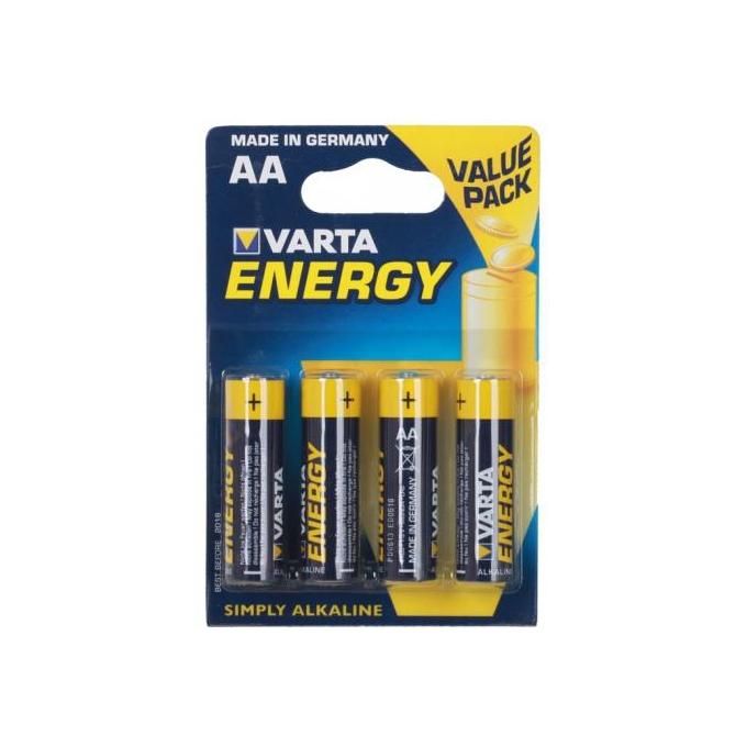 Varta Batteria Stilo Aa 1,5V Lr6 Alkaline Energy 4 Pezzi