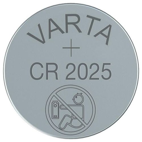 Varta Confezione da 5 CR 2025 Batteria a Bottone Litio