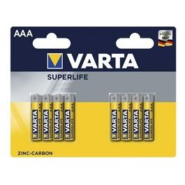 Varta Confezione 8 Superlife Zinco Carbone Mini Stilo AAA