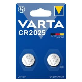Cr2025 Batterie a Bottone al Litio da 3V 2 Pezzi
