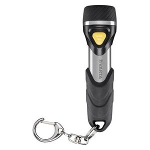 Varta Day Light Key Chain Led Flashlight (Incl. Anello Portachiavi E 1X Batteria Aaa Longlife Power, Antiurto) Argento/Nero Per La Casa, Tutti I Giorn-image