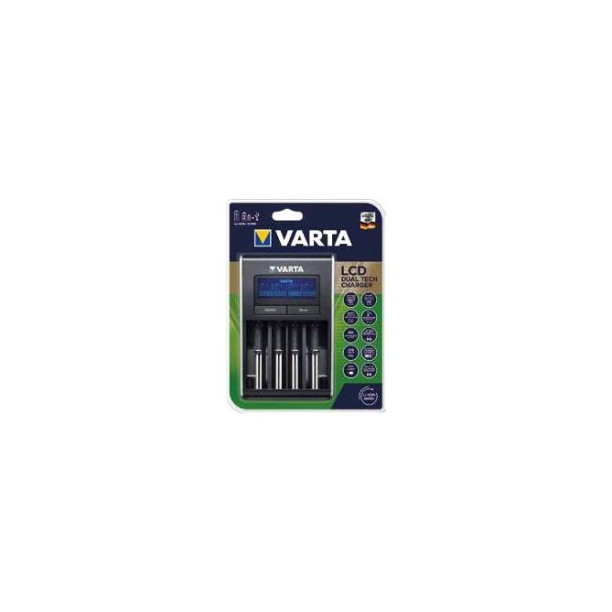 Varta LCD Dual Tech Caricabatterie Vuoto