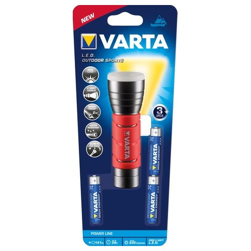 VARTA LED Outdoor Sports Flashlight 3AAA