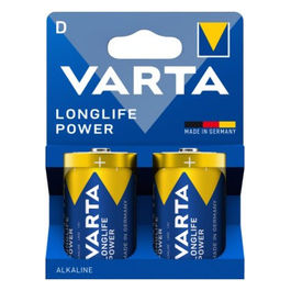 Longlife Power D LR20, Batteria Alcalina, 2 Pezzi