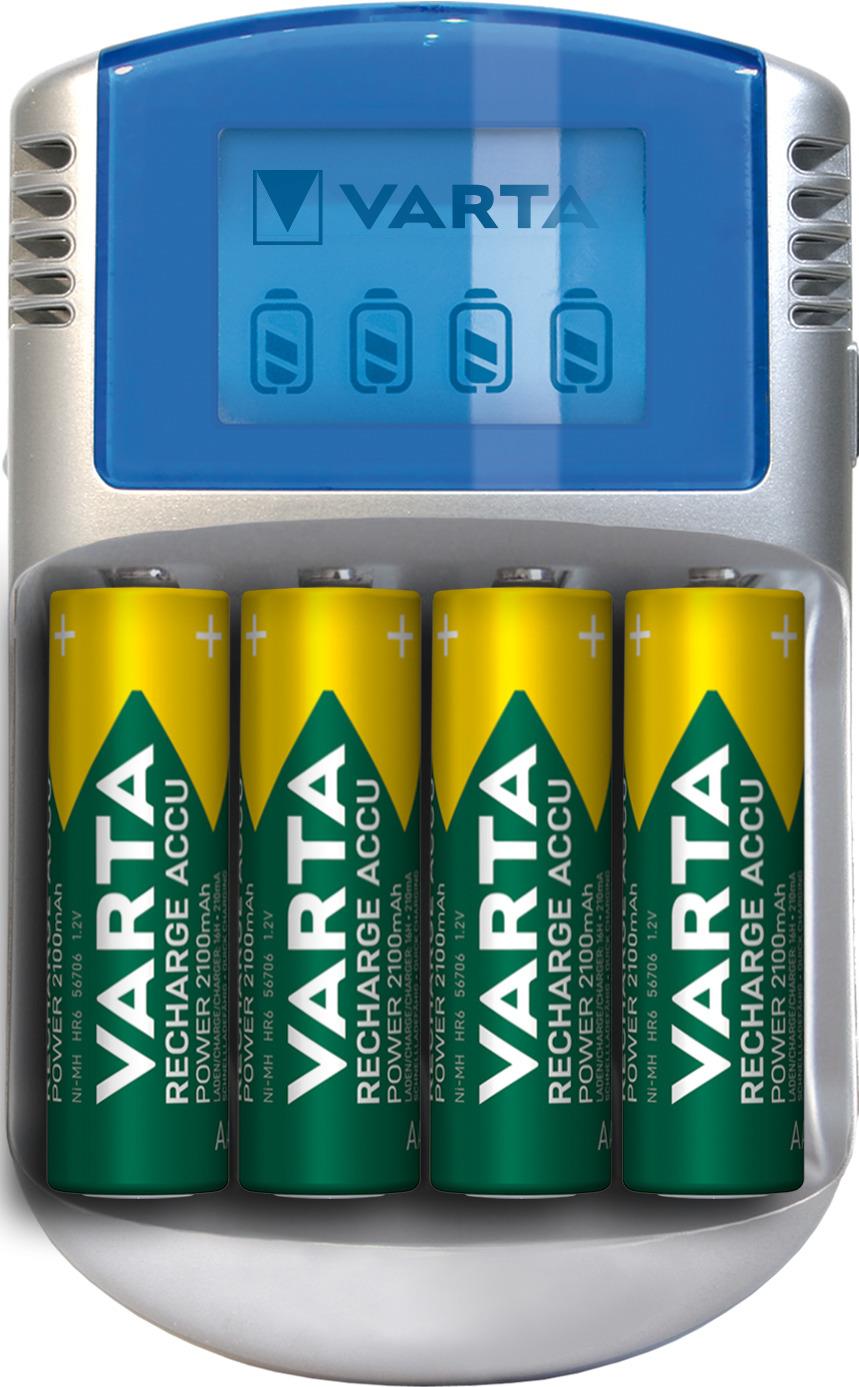 Caricabatterie USB standard per batterie Stilo e MiniStilo, 4 batterie Stilo  AA da 2100 mAh incluse