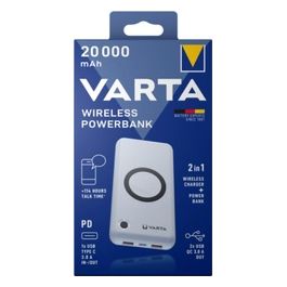 Varta Wireless PowerBank 20000 Cavo USB-C 10W