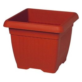 Vasi Giglio Quadro 630 Colore Terracotta 30x30x25H