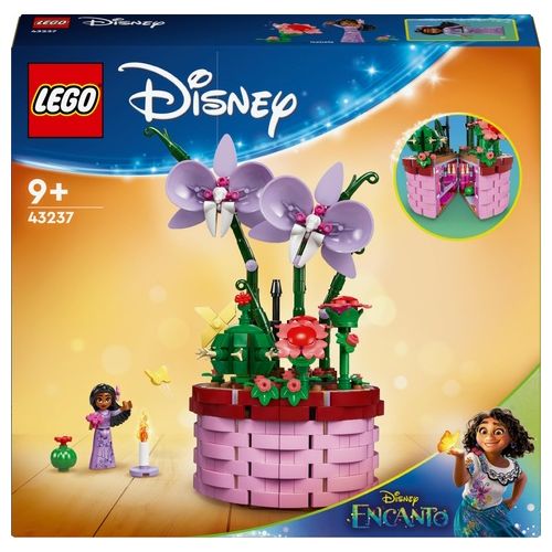LEGO Disney 43237 Vaso di Fiori di Isabela, Giochi per Bambini 9+ con Mini Bambolina e Cesto Apribile, Regalo dal Film Encanto