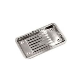 VASSOIO PERFORATO+COPERCHIO INOX 223x126x45 mm