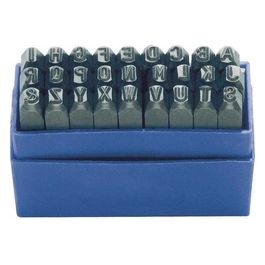 6558 Punzoni Acciaio Alfabeto 4mm