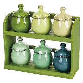 Barattolini C/Stand Sh Greenery