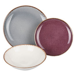 Camargue Servizio Tavola 18 Pezzi In Soft Porcelain, 6 Posti Tavola
