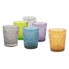 Marrakech Set 6 Bicchieri Acqua In Vetro 240 Ml
