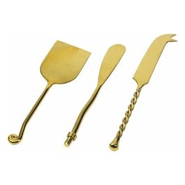Materia Coltelli Formaggio Set 3 Pezzi In Acciaio