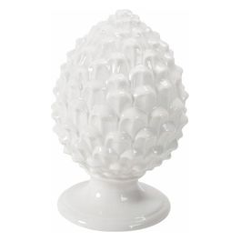 Pigna In Ceramica Bianca 27 Cm