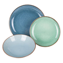 Servizio Piatti 18 Pezzi In Soft Porcelain, 6 Posti Tavola, Fiji