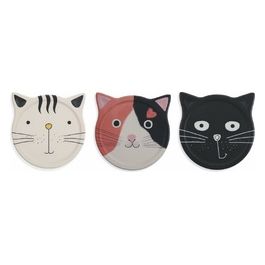 Set 3 Gatto Sottomacchinetta 3 Ass 