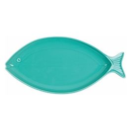 Set 2 Open Fish Piatto Da Portata Celeste 32 Cm