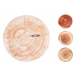 Set 4 Wood Sottopentola Tondo 4 Ass.