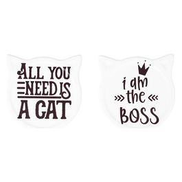 Set 4 Cats English Style Sottobicchiere 2 Ass.