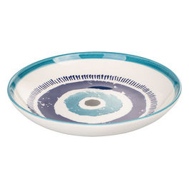 Set 6 Occhio Marino Blu Piatto Fondo 21Cm