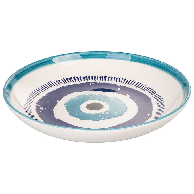 VDE TIVOLI 1996 Set 6 Occhio Marino Blu Piatto Fondo 21Cm