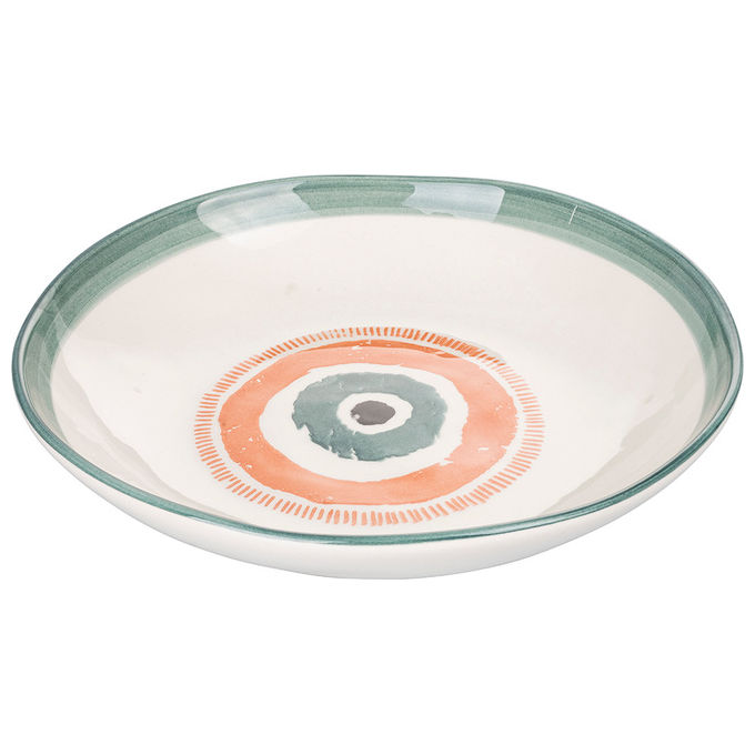 VDE TIVOLI 1996 Set 6 Occhio Marino Arancio Piatto Portata 30Cm