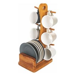 Shades Set 6 Tazzine Caffe'C/Piatt.Stand Stones