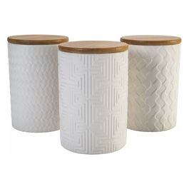 Shape Geometrie Set 3 Barattoli Bianchi