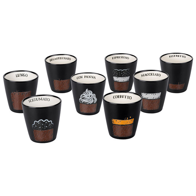 VDE TIVOLI 1996 Un Caffe' Come Piace A Me Set 8 Tazzine