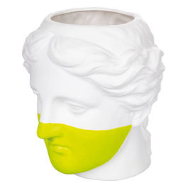 Vis A Vis Vaso Bianco Verde 23,5 Cm