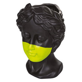Vis A Vis Vaso Nero Verde 21 Cm
