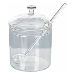 Zuccheriera Borosilicato C/Tappo In Vetro 