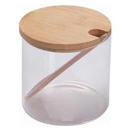 Zuccheriera Tappo In Bamboo Con Cucchiaino