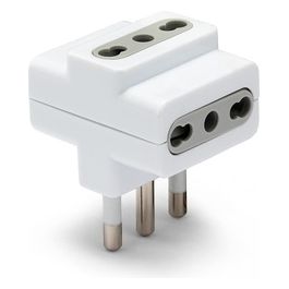 ADAPT-3-16A Adattatore Triplo con 3 Prese Bipasso 10/16 A E Spina 16