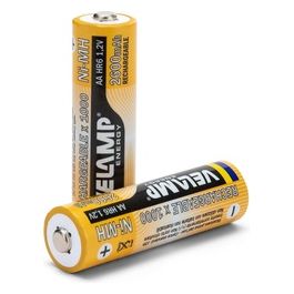 HR6/2BP Batterie Ricaricabili Stilo AA ad Alta Capacita' 1.2V 2600 mAh Tecnologia Ni-MH 2 Pezzi