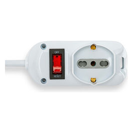 Multipresa 3 Posti 1 Schuko e 2 Bivalenti 10/16A
