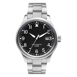 SH5063BKS Orologio da Polso Uomo in Acciaio