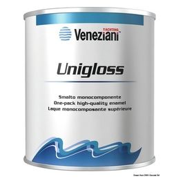 Veneziani Smalto Unigloss blu fondale 0,5 l 