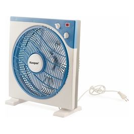 Ventilatore Box 45W Elettrico Blu 37X41 Cm per Climatizzazione in Ambienti Domestici